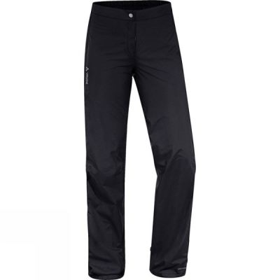 Pantalones Vaude Yaras Rain Zip Mujer - Negras - Chile ZQK728640